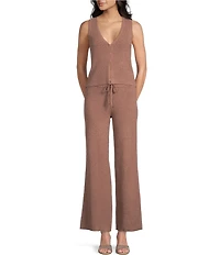 GB Knit Wide Leg Coordinating Sweater Pants