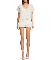GB Lace Embroidered Mesh Coordinating Bloomers