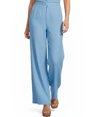 GB Linen Blend Wide Leg Pants