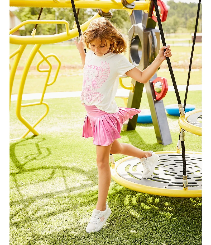GB Little Girls Oversized Aerosmith Graphic T-Shirt