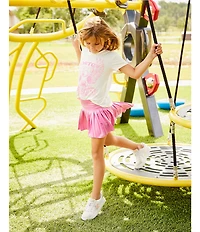 GB Little Girls Oversized Aerosmith Graphic T-Shirt