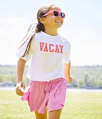 GB Little Girls Active Mid-Rise Flippy Shorts