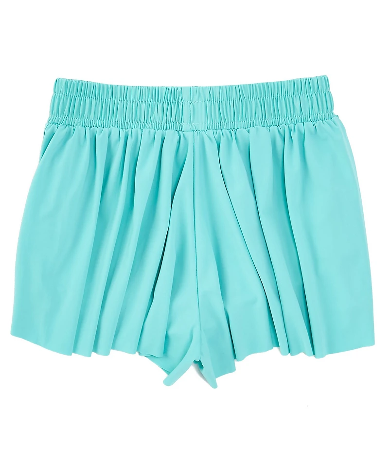 GB Little Girls Active Mid-Rise Flippy Shorts