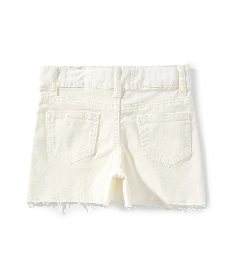 GB Little Girls Asymmetrical Denim Mini Skort