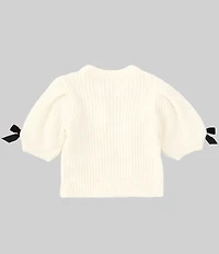 GB Little Girls Bow Detail Sweater