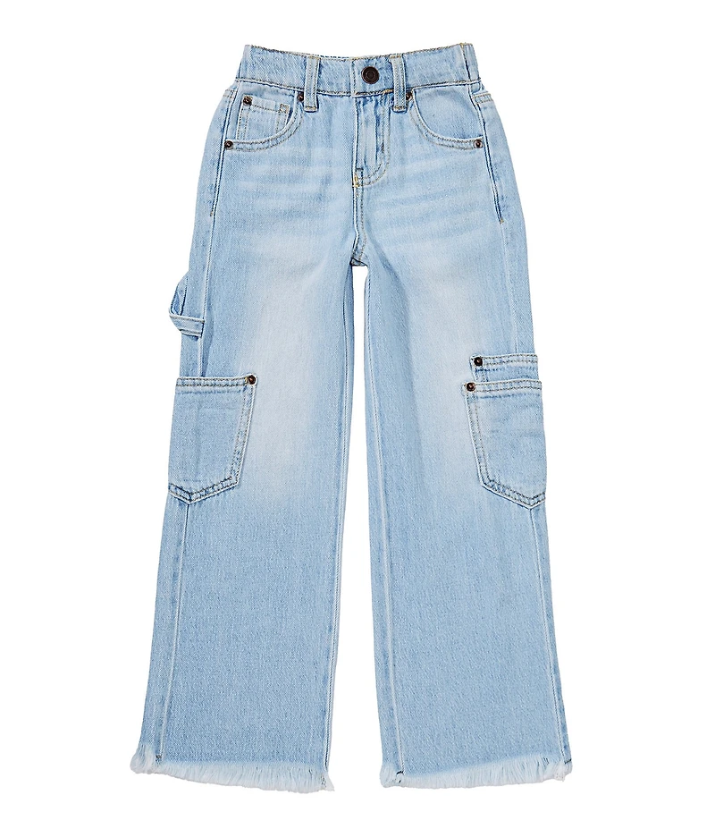 GB Little Girls Denim Cargo Jeans