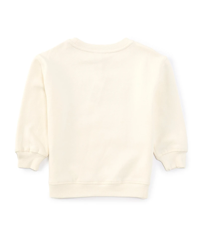 GB Little Girls Long Sleeve Merry Jewel Crew Pullover