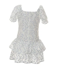 GB Little Girls Mini Embroidered Floral Lace Dress