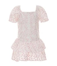 GB Little Girls Mini Embroidered Floral Lace Dress