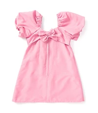 GB Little Girls Puff-Sleeve Empire Waist Dress