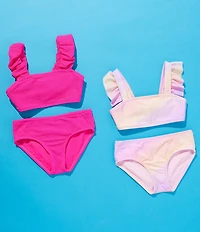 GB Little Girls Scrunch Bungee Strap 2-Piece Swimsuit