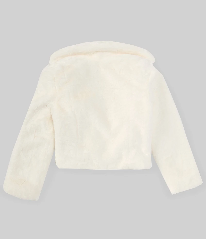 GB Little Girls Short Faux Fur Jacket