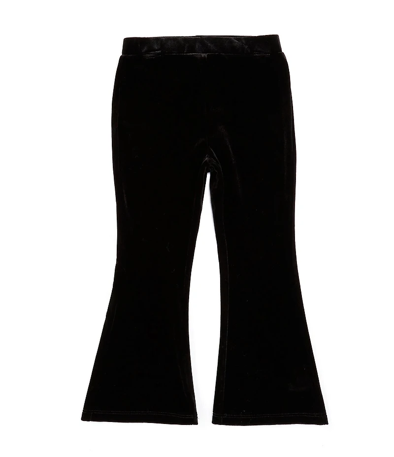GB Little Girls Velvet Flare Pants