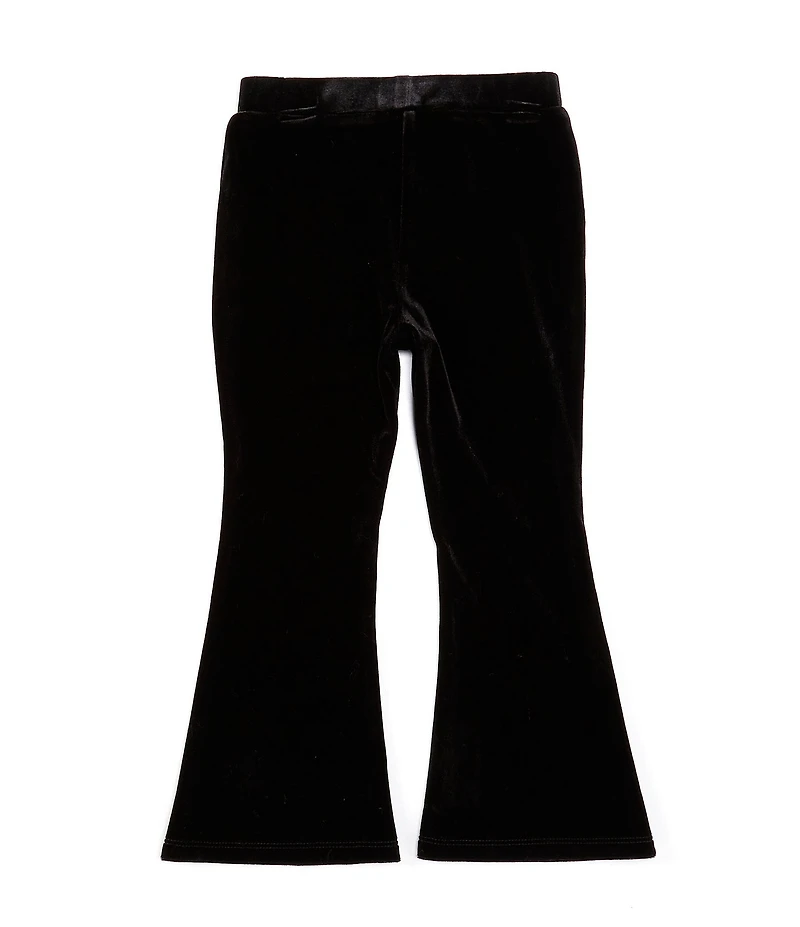 GB Little Girls Velvet Flare Pants