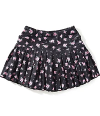 GB Little Girls Active Mini Pleated Floral Tennis Skirt