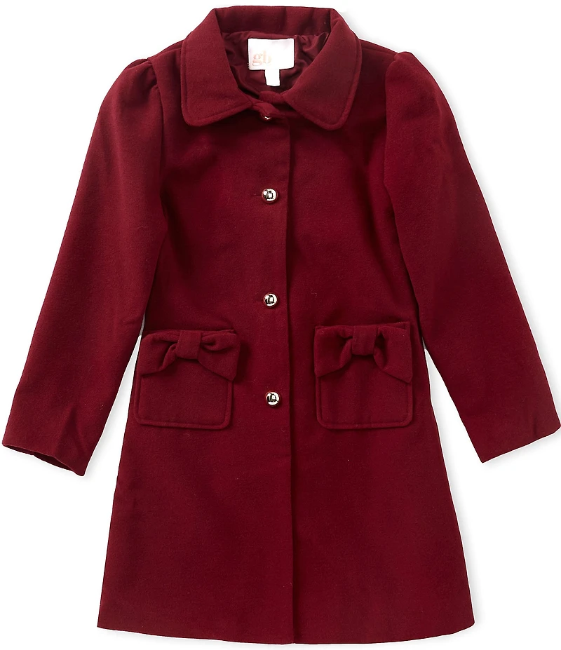 GB Little Girls Bow Pocket Coat