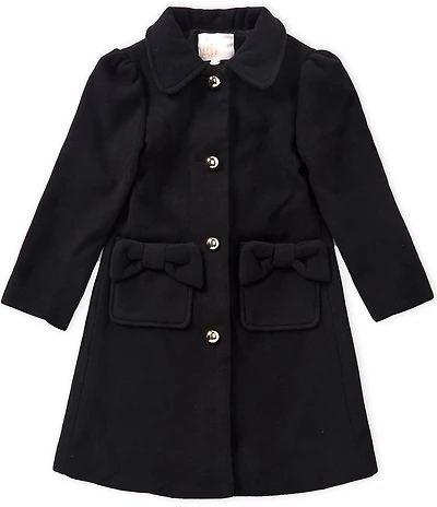 GB Little Girls Bow Pocket Coat