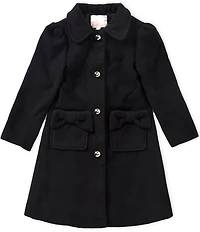 GB Little Girls Bow Pocket Coat