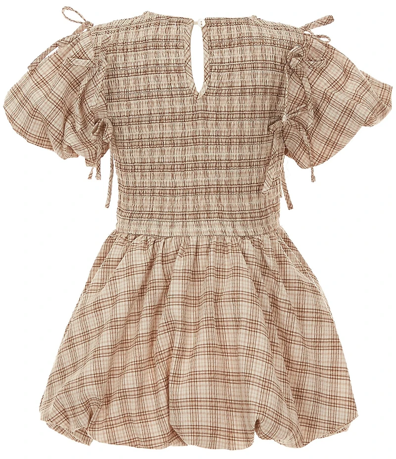 GB Little Girls Bubble Bow Dress