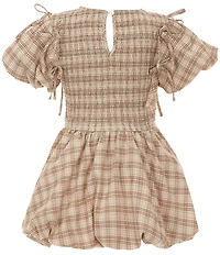 GB Little Girls Bubble Bow Dress