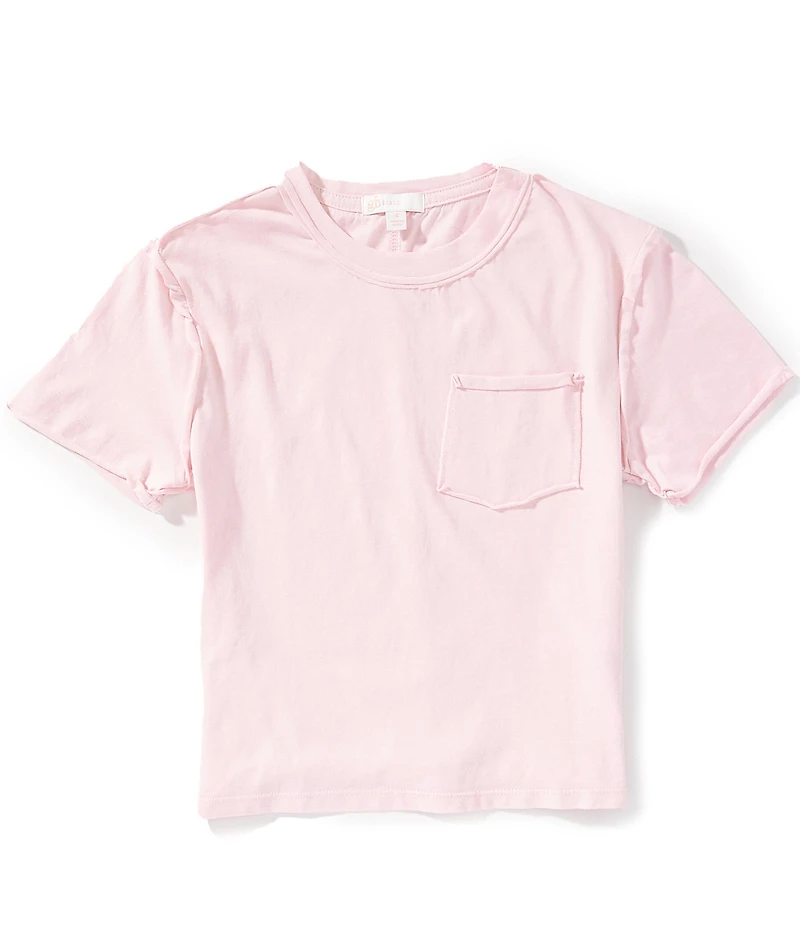 GB Little Girls Cotton Patch Pocket Tee