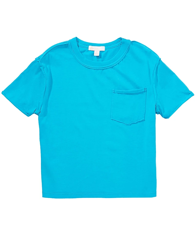 GB Little Girls Cotton Patch Pocket Tee
