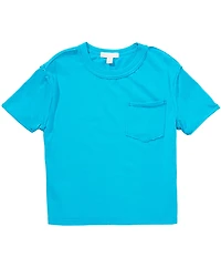 GB Little Girls Cotton Patch Pocket Tee