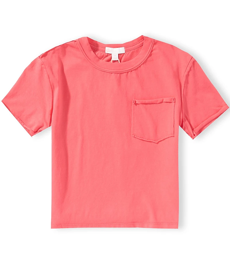 GB Little Girls Cotton Patch Pocket Tee