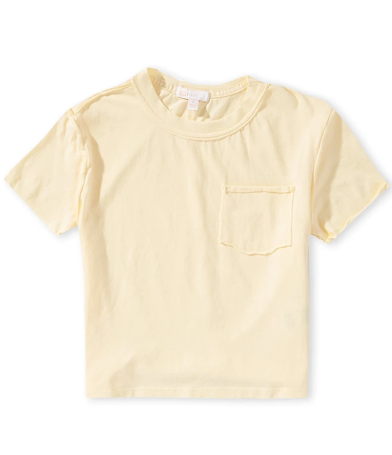 GB Little Girls Cotton Patch Pocket Tee