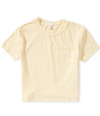 GB Little Girls Cotton Patch Pocket Tee