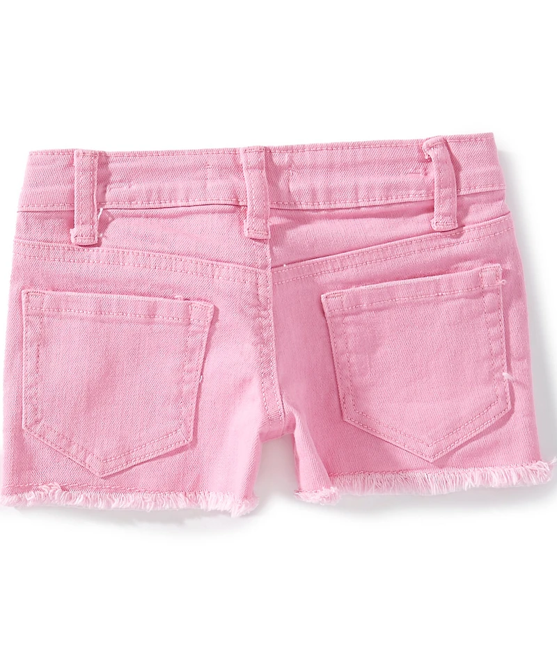 GB Little Girls Distressed Frayed Hem Denim Shorts