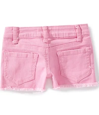 GB Little Girls Distressed Frayed Hem Denim Shorts