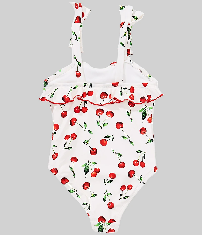 GB Little Girls Flounce 1-Piece Swimsuit