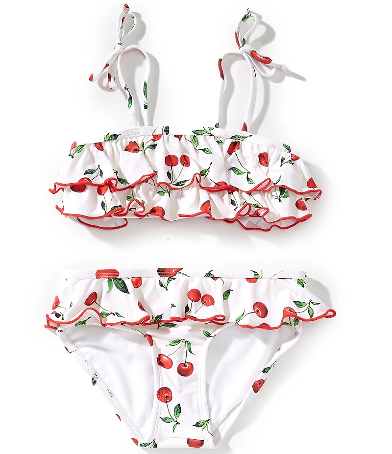 GB Little Girls Flounce Bralette 2-Piece Swimsuit