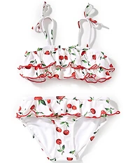 GB Little Girls Flounce Bralette 2-Piece Swimsuit