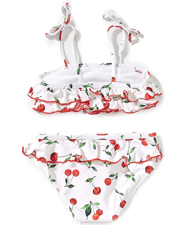 GB Little Girls Flounce Bralette 2-Piece Swimsuit