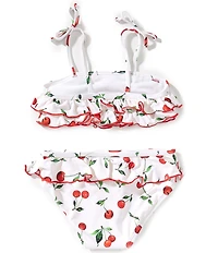 GB Little Girls Flounce Bralette 2-Piece Swimsuit