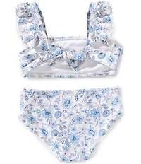 GB Little Girls Flounce Strap Two Piece