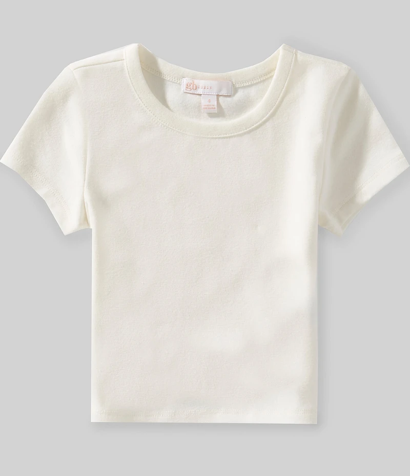 GB Little Girls Gracie Short Sleeve Crew Neck T-Shirt