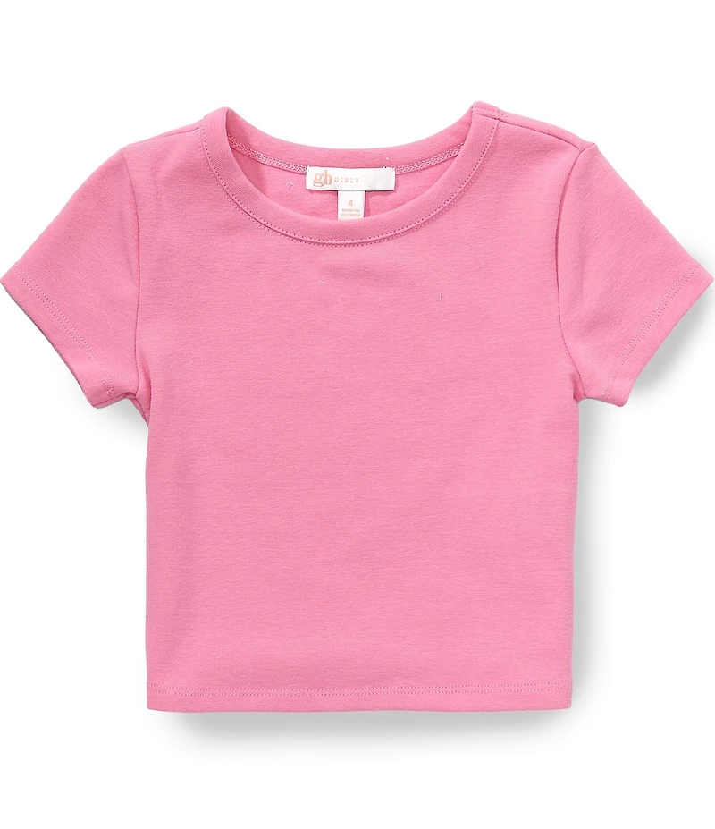 GB Little Girls Gracie Short Sleeve Crew Neck T-Shirt