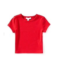 GB Little Girls Gracie Short Sleeve Crew Neck T-Shirt