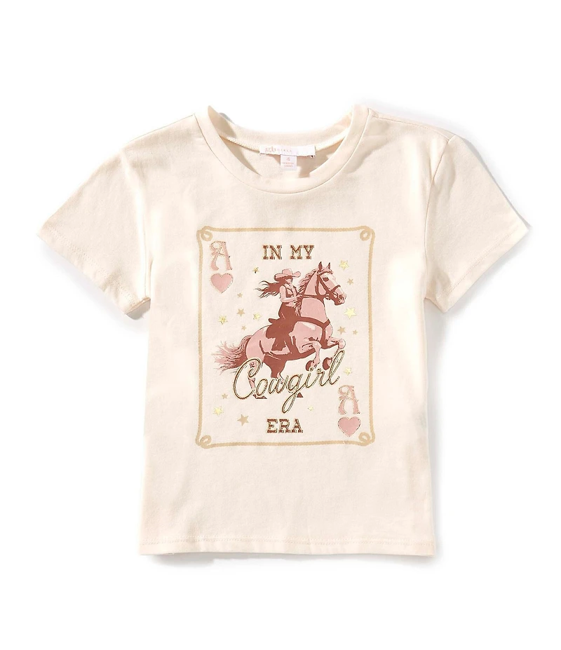 GB Little Girls Knit Western Cowgirl T-Shirt