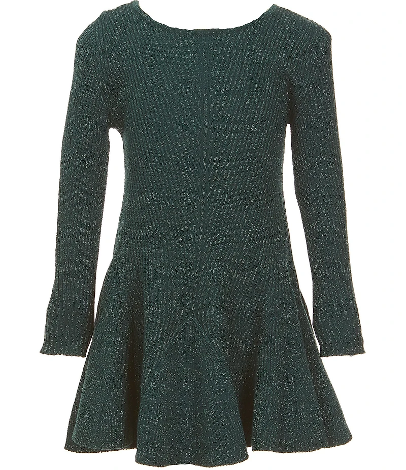 GB Little Girls Lurex Sweater Dress