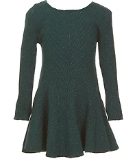 GB Little Girls Lurex Sweater Dress