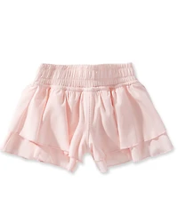 GB Little Girls Mid Rise Tiered Flowy Pull-On Shorts