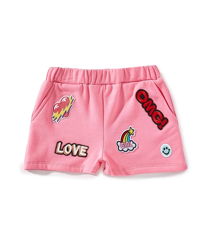 GB Little Girls Pull-On Patch Shorts