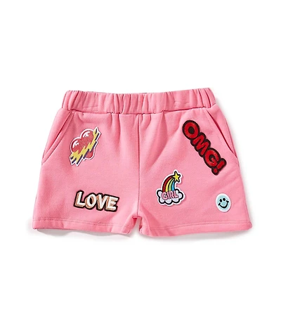 GB Little Girls Pull-On Patch Shorts