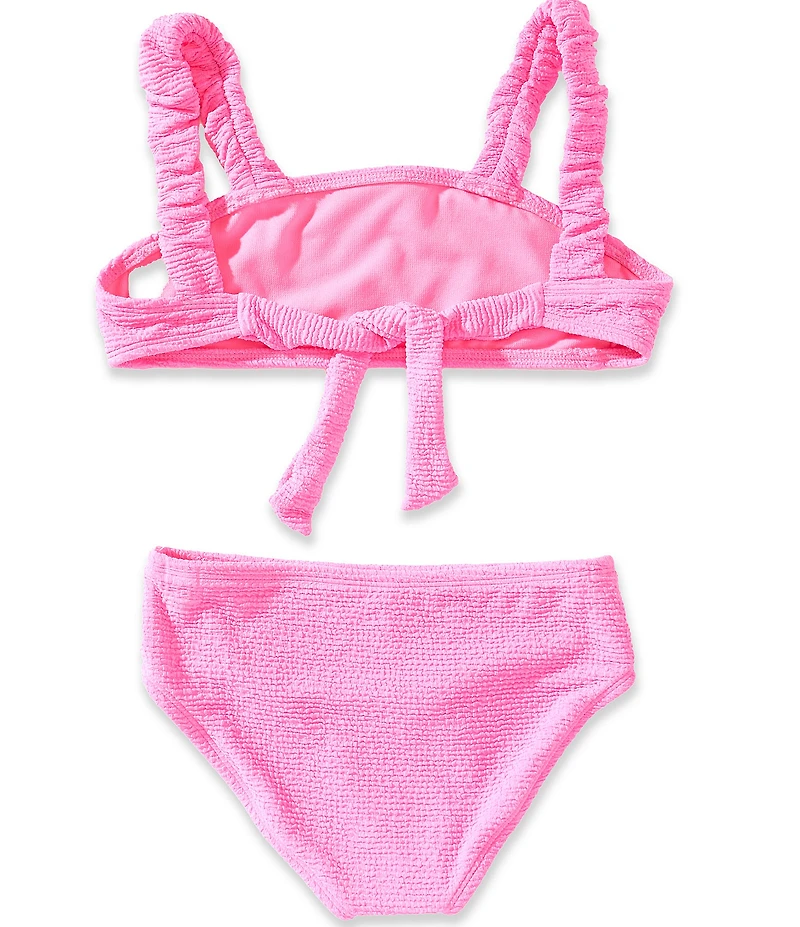 GB Little Girls Scrunch Bungee Strap 2-Piece Swimsuit