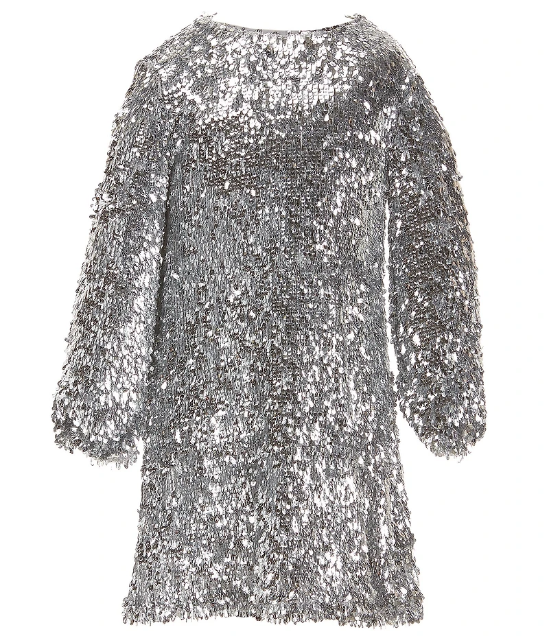 GB Little Girls Sequin Shift Dress