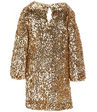 GB Little Girls Sequin Shift Dress
